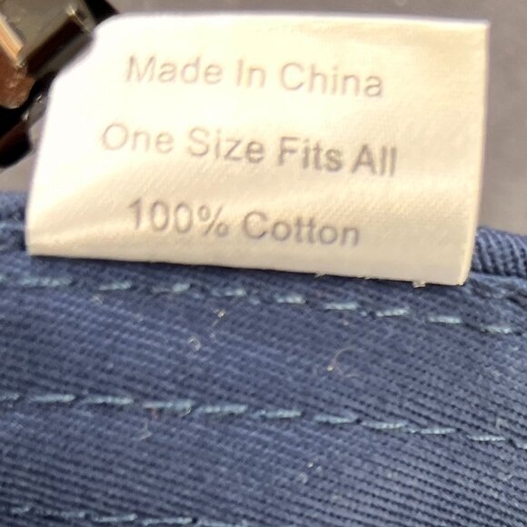 Shuttle Launch Strap Back Hat Cap Blue Kennedy Space Center Souvenir Logo Mens - Picture 9 of 13